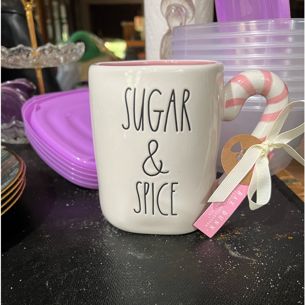 RAE DUNN CHRISTMAS SUGAR AND SPICE CHRISTMAS MUG